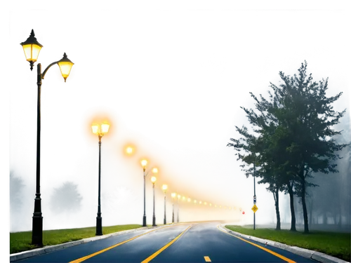 streetlamps,street lamps,street lights,streetlights,pedestrian lights,highway lights,streetlight,street lamp,city highway,streetlamp,street light,outdoor street light,traffic lamp,asphalt road,greenlights,road,racing road,roadway,iron street lamp,lamplight,Conceptual Art,Oil color,Oil Color 02