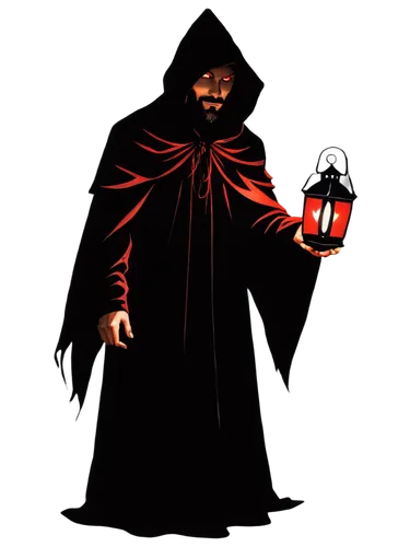 occultist,grimm reaper,zucula,red lantern,cultist,necromancer,pumpkin lantern,lechuck,halloween vector character,flickering,mahakavi,jack o'lantern,jack o' lantern,salem,grim reaper,sorcerer,cauldrons,darkazanli,conjurer,witchfinder,Illustration,Black and White,Black and White 19