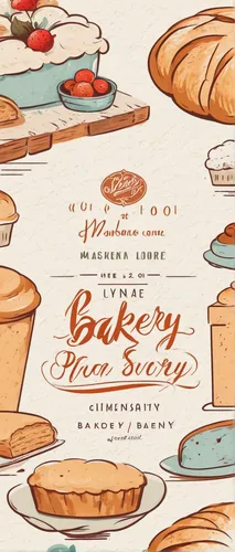 Design a vintage-style handwritten logo for a bakery.,bakery,bakery products,flaky pastry,party pastries,baked goods,bake,pastry shop,recipe book,cookware and bakeware,cooking book cover,baking equipm