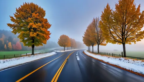 tree lined lane,autumn background,winter background,winter landscape,winding roads,roads,landscape background,maple road,aaa,country road,fall landscape,autumn scenery,autumn landscape,mountain road,open road,long road,road,colored pencil background,winding road,snow landscape