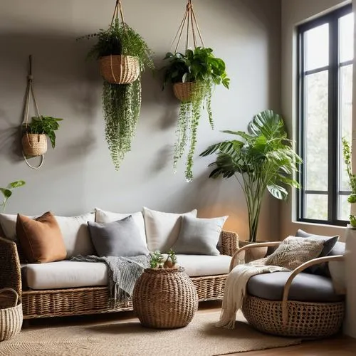 hanging plants,house plants,houseplants,wicker baskets,modern decor,houseplant,hanging plant,contemporary decor,potted plants,planters,interior decor,interior decoration,basket wicker,decor,decors,bamboo plants,garden decor,green living,hanging decoration,interior design,Art,Artistic Painting,Artistic Painting 47