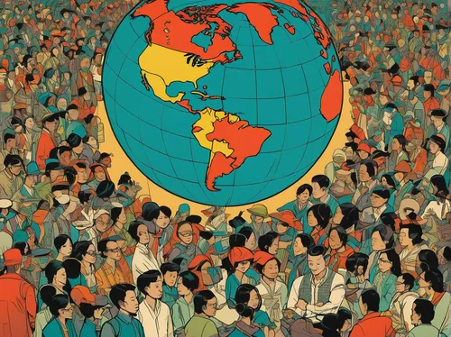 global oneness,populations,global responsibility,the world,half of the world,globalization,world,travel poster,embrace the world,human right,nations,economist,human rights,global economy,people's republic of china,globalisation,peoples,other world,cover,world economy,Illustration,Vector,Vector 03