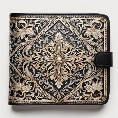 belt buckle,wallets,crossbody,wallet,cartera,purse,cardholder,women's accessories,buckles,paisley pattern,leather goods,leatherwork,bendel,purses,pattern bag clip,spartina,mbradley,saddlebag,luxury accessories,cartonnage,Illustration,Black and White,Black and White 03