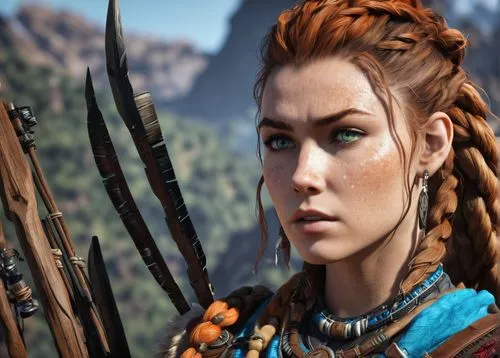 female warrior,celtic queen,warrior woman,artemisia,sterntaler,massively multiplayer online role-playing game,male elf,huntress,maras,cheyenne,thracian,braid,bow and arrows,elven,athena,elaeis,warrior east,mara,natural cosmetic,eurasian,Photography,General,Natural