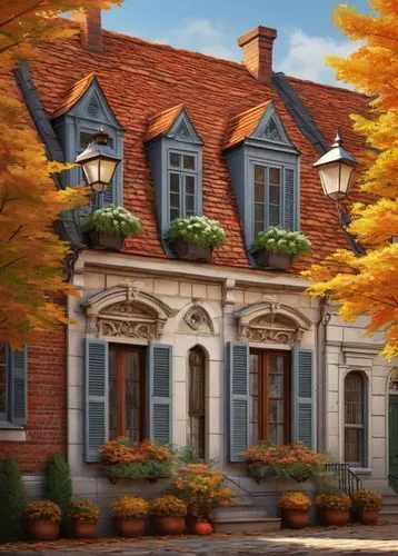 townhomes,victorian house,townhome,sylvania,fall landscape,autumn decoration,townhouses,apartment house,maplecroft,autumn background,townhouse,autumn decor,autumn scenery,victorian,autumn idyll,rowhouses,brownstones,old town house,seasonal autumn decoration,house painting,Conceptual Art,Sci-Fi,Sci-Fi 15