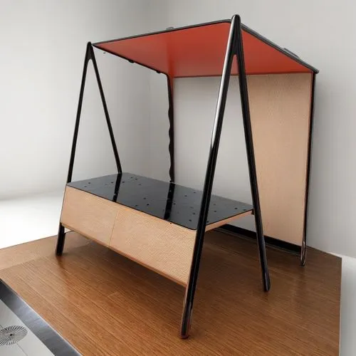 folding table,canopy bed,sleeper chair,bed frame,writing desk,wooden shelf,folding chair,room divider,infant bed,bunk bed,wooden desk,kitchen cart,desk organizer,luggage rack,tailor seat,massage table