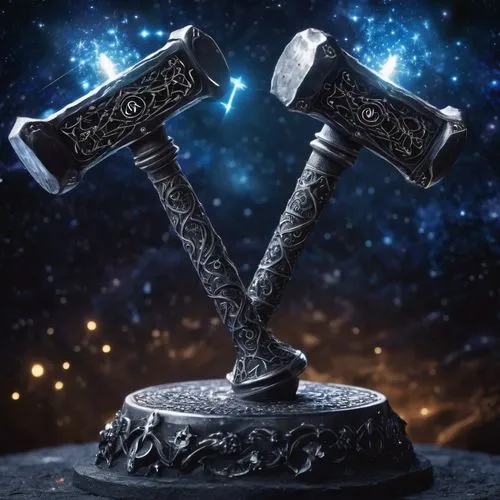 excalibur,king sword,a hammer,ball-peen hammer,stonemason's hammer,dane axe,geologist's hammer,scepter,thermal lance,hammer,sledgehammer,swords,sword,horn of amaltheia,pickaxe,scabbard,axe,skeleton key,candlestick,claw hammer,Illustration,Realistic Fantasy,Realistic Fantasy 02