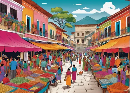 haiti,antigua guatemala,city unesco heritage trinidad cuba,antigua,marketplace,the market,santiago di cuba,colorful city,market,principal market,fruit market,stone town,souk,zona colonial,bazaar,large market,hippy market,martinique,nicaraguan cordoba,covered market,Unique,Design,Infographics