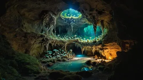 blue cave,the blue caves,cenote,grotte,caverns,cave tour