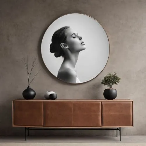 art deco frame,anastassiades,platner,henningsen,wall decor,modern decor,minotti,art deco woman,wall decoration,wall clock,wood mirror,mid century modern,credenza,foscarini,circle shape frame,vitra,corten steel,contemporary decor,art deco,decorative art