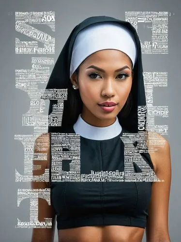 DAVA FOXX 
, a NUN girl, incredible, beautiful, awesome, stunning,nun,nuns,cd cover,the nun,monk,carmelite order,gospel music,religious,religion,black woman,the prophet mary,mary 1,black women,friar,c