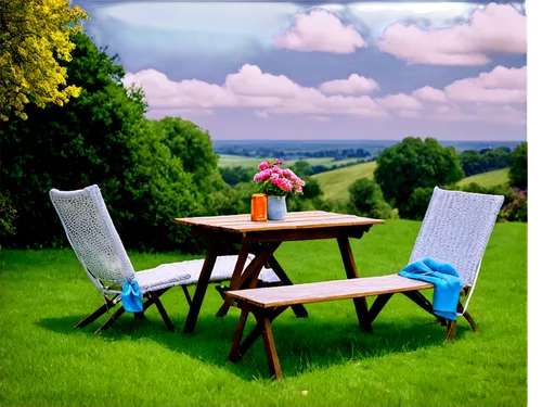 garden furniture,outdoor table and chairs,landscape background,chair in field,terrasse,outdoor dining,background view nature,3d background,alfresco,outdoor furniture,patio furniture,summer background,picnic table,terrace,image editing,nature background,table and chair,spring background,barbecue area,breakfast outside,Photography,Documentary Photography,Documentary Photography 26