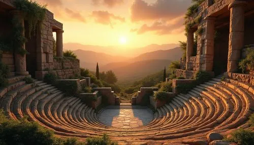 delphi,ephesus,ancient theatre,messene,ancient rome,italica,ancient city,the ancient world,mycenae,roman theatre,greek temple,roman ancient,amphitheater,artemis temple,celsus,italy colosseum,leptis,eleusinian,amphitheatre,garni,Photography,General,Realistic