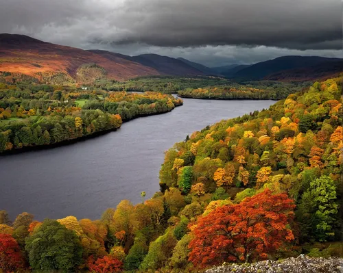 vermont,trossachs national park - dunblane,fall landscape,loch drunkie,autumn mountains,northern ireland,autumn landscape,scottish highlands,new england,colors of autumn,fall foliage,beech mountains,slowinski national park,scotland,white mountains,lake district,autumn scenery,laacher lake,highlands,quebec,Illustration,Children,Children 02