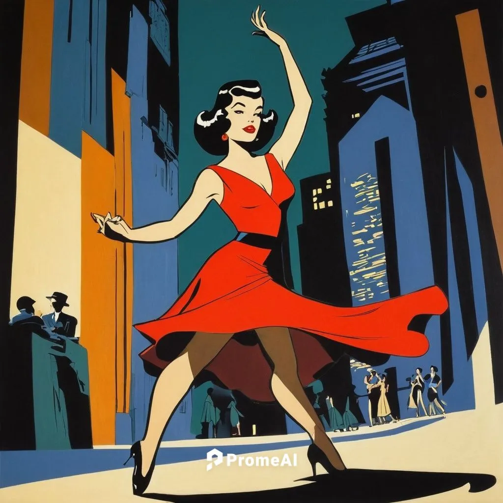 Elle est chanteuse ou danseuse?,art deco woman,tashlin,retro 1950's clip art,fleischer,ninotchka,vintage illustration,man in red dress,art deco,gershwin,minnelli,vettriano,ann margarett-hollywood,art 