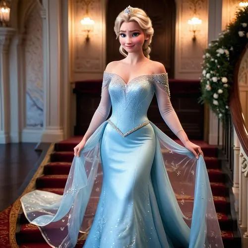 elsa,cinderella,the snow queen,ball gown,tiana,white rose snow queen,princess sofia,suit of the snow maiden,disney rose,a princess,frozen,disney character,rapunzel,ice queen,princess anna,ice princess,bridal party dress,fairy tale character,quinceanera dresses,disney,Photography,General,Cinematic