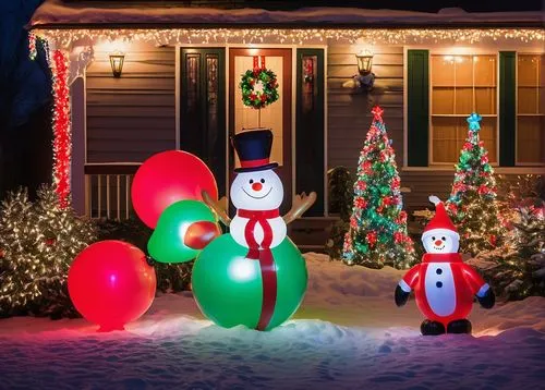 festive decorations,christmas luminaries,christmas bulbs,christmas decorations,christmas decoration,holiday decorations,snowmen,garland lights,christmas snowman,christmas house,the holiday of lights,christmas decor,carolers,christmas lights,christmas motif,santaland,glass decorations,christmas scene,advent decoration,snow figures,Conceptual Art,Graffiti Art,Graffiti Art 10