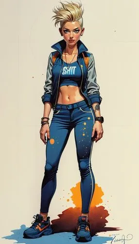 holtzmann,gaige,powerman,wpap,bulletgirl,zarya,Illustration,American Style,American Style 11