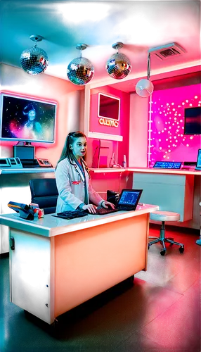 computer room,control desk,spaceship interior,director desk,ufo interior,sportscentre,control center,astrovision,aqua studio,sportcenter,dj,computerland,radio set,spaceland,studios,flightdeck,spaceship space,mediatheque,vtv,cyberpatrol,Illustration,Realistic Fantasy,Realistic Fantasy 38