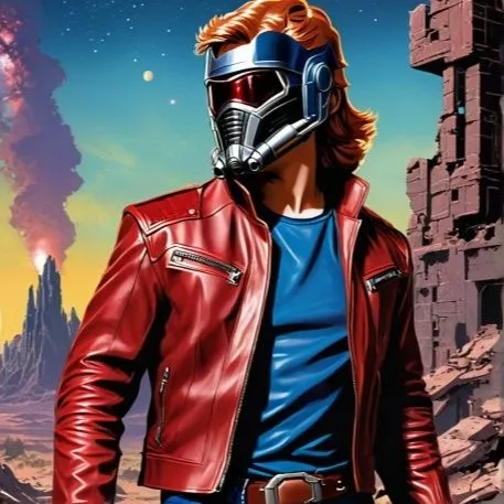 star-lord peter jason quill,iron mask hero,clone jesionolistny,lando,magneto-optical disk,emperor of space,red super hero,ranger,boba fett,nova,1982,magneto-optical drive,80s,70's icon,power icon,rene