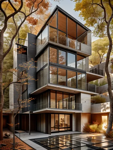 дорожка у дома из светлого керамогранита,cubic house,modern house,modern architecture,landscape design sydney,cube house,landscape designers sydney,luxury property,3d rendering,garden design sydney,gl