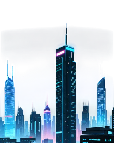 city skyline,cybercity,ctbuh,supertall,skyscrapers,skyline,tall buildings,cityscape,cybertown,manhattanite,coruscant,skylines,megapolis,city at night,1 wtc,megacorporation,new york skyline,skyscraping,city scape,city,Illustration,Vector,Vector 01