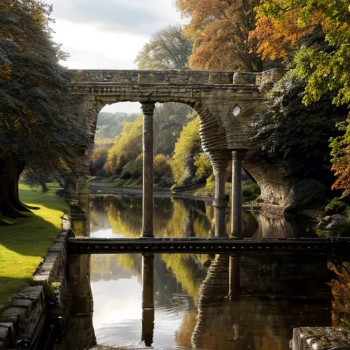 stone bridge,devil's bridge,pontsycyllte,arch bridge,derbyshire,gapstow bridge,north yorkshire,peasholm park,bridge arch,yorkshire dales,chapel bridge,alnwick,river wharfe,hangman's bridge,tied-arch bridge,peak district,autumn idyll,old bridge,tixall gateway,national trust,Realistic,Landscapes,England