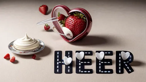 posset,ice cream maker,i love beer,confectioner,cd cover,tester,spekkoek,suikerboon,food styling,food photography,cream liqueur,blender,pepper beiser,sweetheart cake,typography,feeder,serveware,butter dish,valentine day's pin up,pepper cake,Realistic,Foods,Strawberry