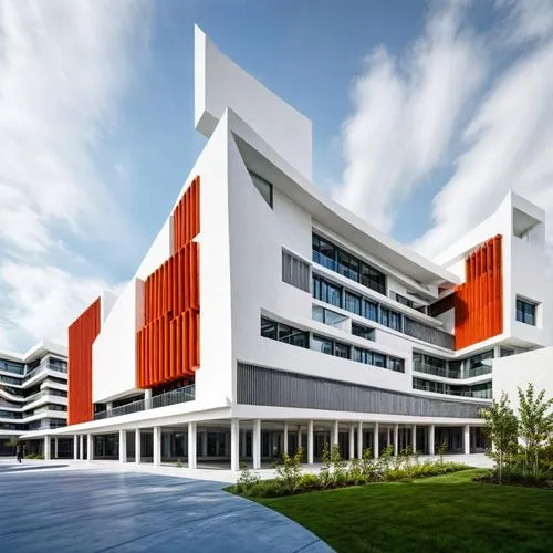 phototherapeutics,biotechnology research institute,skolkovo,technopark,epfl,globalfoundries,Architecture,Campus Building,Modern,Mexican Modernism