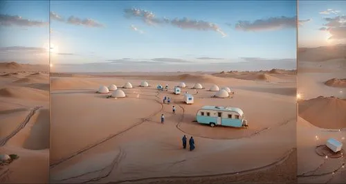 cube stilt houses,masdar,kufra,stereocenter,virtual landscape,semidesert