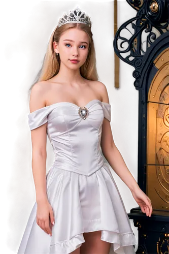 bridal clothing,white rose snow queen,quinceanera dresses,cinderella,fairy tale character,celtic woman,princess sofia,tiara,girl in white dress,little girl dresses,princess crown,quinceañera,white winter dress,celtic queen,wedding dresses,doll dress,image editing,children's fairy tale,girl in a historic way,dress doll,Conceptual Art,Sci-Fi,Sci-Fi 09