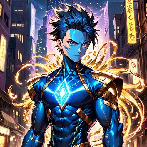 nightwing,bluefire,electro,lancer,katsuyuki,cyberstar,elec,blackfire,aoyama,morphogenetic,meijin,rinzler,electrify,metahuman,garrison,kreder,sunfire,isozaki,gantz,metron,Anime,Anime,Realistic