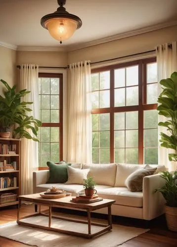 sunroom,plantation shutters,sitting room,wooden windows,livingroom,living room,home interior,contemporary decor,interior decor,houseplants,modern decor,house plants,philodendron,interior decoration,houseplant,family room,bay window,bamboo plants,decors,bamboo curtain,Conceptual Art,Daily,Daily 34