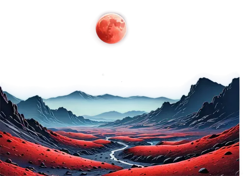 lunar landscape,moon valley,red planet,valley of the moon,moonscape,red earth,barsoom,landscape red,alien planet,volcanic landscape,futuristic landscape,desert planet,desert landscape,moonscapes,lunar eclipse,phase of the moon,planet mars,desert desert landscape,red sand,alien world,Conceptual Art,Daily,Daily 31