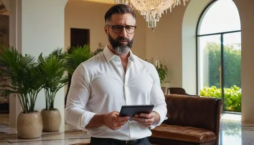 concierge,man with a computer,saif,real estate agent,rimsky,reading glasses,ceo,manganiello,hotel man,graybeard,sinek,rayon,dunbrody,silver framed glasses,holding ipad,concierges,tablets consumer,smart home,malakhov,african businessman,Illustration,Retro,Retro 05