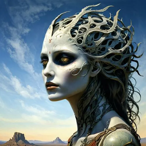 inanna,blue enchantress,sedna,fantasy art,dark elf,artemisia,Illustration,American Style,American Style 08