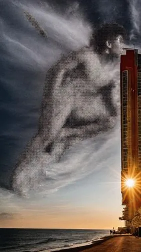 baconsky,spacegodzilla,espacial,cloud image,stalin skyscraper,epic sky