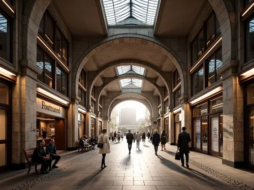 carreau,arcaded,leadenhall,galeries,queensgate,paris shops,marunouchi,nihonbashi,shopping street,friedrichstrasse,arcades,eastgate,motomachi,galleria,train station passage,render,3d rendering,souq,passage,souk