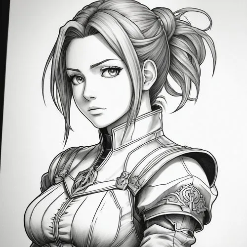 sophitia,katara,chunli,liora,arika,jaina,Illustration,Black and White,Black and White 27