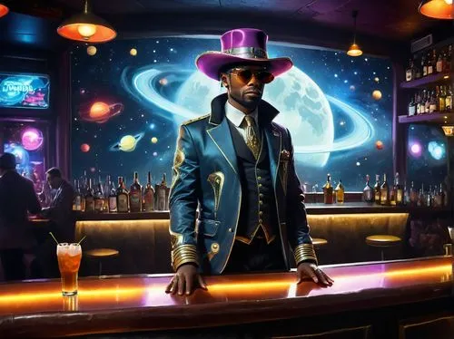 bartender,darkwing,liquor bar,smooth criminal,barkeeper,piano bar,Conceptual Art,Sci-Fi,Sci-Fi 25