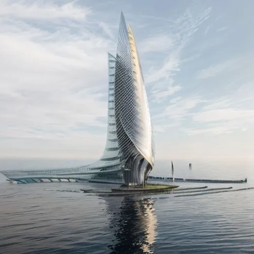 offshore wind park,futuristic architecture,largest hotel in dubai,tallest hotel dubai,dhabi,burj al arab,abu-dhabi,calatrava,futuristic art museum,abu dhabi,sky space concept,doha,very large floating 