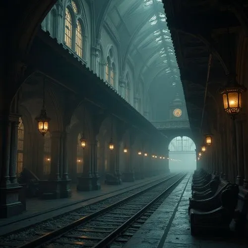 diagon,hogwarts express,leadenhall,carreau,hogwarts,railways,the train station,ghost train,the train,pancras,eisenbahn,paddington,train station passage,oxbridge,trainshed,gringotts,eurostar,wizarding,heuston,train depot,Photography,General,Realistic