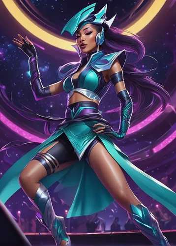 symetra,tiber riven,cassiopeia,show off aurora,monsoon banner,nova,ying,cancer icon,blue enchantress,diamond background,artemis,elza,ophiuchus,nebula guardian,zodiac sign libra,goddess of justice,aqua,andromeda,venera,mara,Illustration,Abstract Fantasy,Abstract Fantasy 03