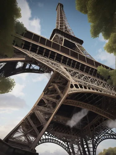 eiffel tower under construction,the eiffel tower,eiffel tower,eiffel,eiffel tower french,french digital background,eifel,paris,paris clip art,universal exhibition of paris,concept art,digital compositing,render,french building,world digital painting,3d rendered,trocadero,bridges,champ de mars,passerelle,Conceptual Art,Fantasy,Fantasy 11