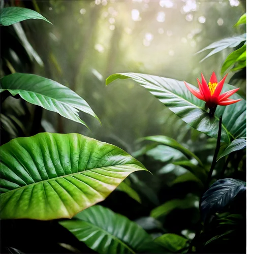 tropical bloom,tropical floral background,tropical flowers,tropical forest,tropical leaf,cuba flower,marantaceae,bromeliads,flower in sunset,bromeliad,forest flower,hibiscus and leaves,tropical tree,illicium,flame flower,guzmania,background bokeh,tropical jungle,subtropical,heliconia,Conceptual Art,Oil color,Oil Color 11