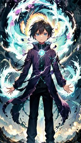 magician,yukio,umiuchiwa,dark-type,magi,matsuno,aura,summoner,wiz,killua,alibaba,conductor,elements,mage,cg artwork,celestial,cosmos wind,astral traveler,leo,portrait background,Anime,Anime,Realistic