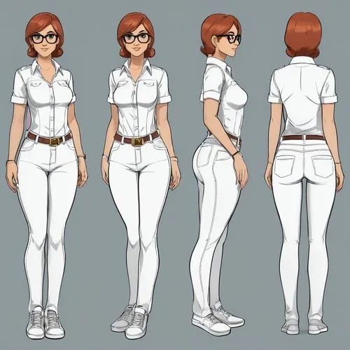 nurse uniform,baseball uniform,white clothing,a uniform,character animation,concept art,costume design,female nurse,uniforms,asuka langley soryu,lady medic,chef's uniform,one-piece garment,proportions,khaki pants,dress shirt,police uniforms,main character,women's clothing,sports uniform,Unique,Design,Character Design