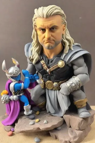 vax figure,figurine,smurf figure,clay animation,game figure,lokdepot,scandia gnome,greyskull,3d figure,revoltech,figurines,clay figures,mohnfigur,allies sculpture,odin,lokportrait,actionfigure,norse,dane axe,balanced pebbles,Digital Art,Clay