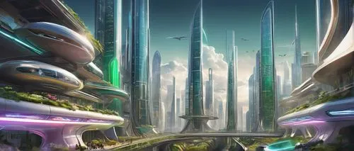 futuristic landscape,cybercity,cybertown,arcology,futuristic architecture,coruscant,homeworld,homeworlds,fantasy city,ecotopia,cyberworld,cyberport,cyberia,megacorporations,futuristic art museum,megacorporation,ringworld,citadels,megapolis,skyreach,Unique,Design,Infographics