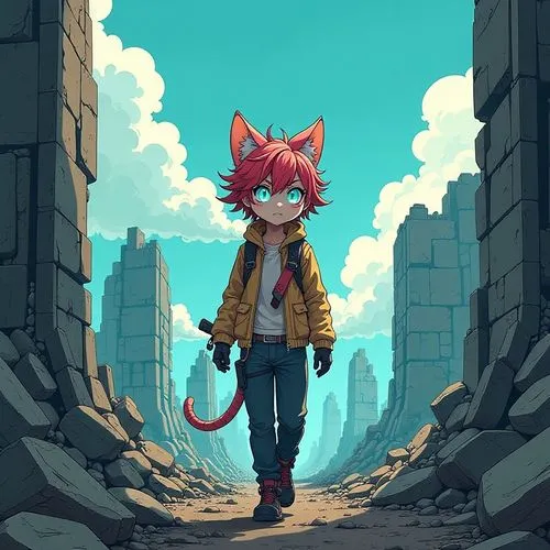 kokonoe,rescue alley,alleycat,mae,protagonist,adventurer